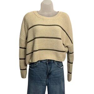 Striped Cropped Sweater